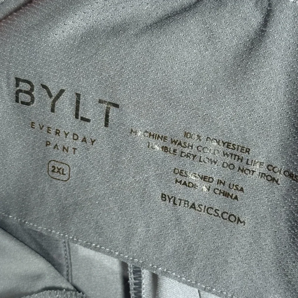 BYLT Basics Everyday Pants Charcoal Men's 39x31
